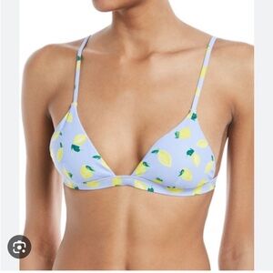 Onia Lemon Print Bikini Top and Bottom